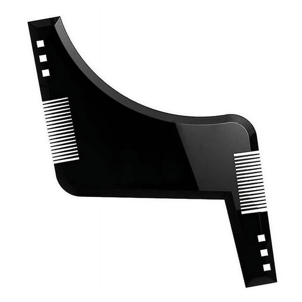 Plantilla de herramienta para dar forma a la barba. Herramienta moldeadora de barba para alinear y bordes, línea del cabello Facial para hombres, líneas simétricas perfectas y reco