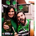 thumbnail image 2 of PMU St. Patrick's Day Headwear Decorations and Party Supplies - Glittered Shamrock Boppers Party Headband - Irish Costume, Party Accessory (3/pkg) Pkg/1, 2 of 6