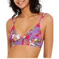 thumbnail image 3 of Hula Honey Juniors’ Impressionist Bloom Bikini Top, Large, Multi, 3 of 5