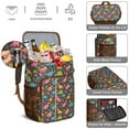 thumbnail image 5 of Travel Cooler Bag - DarkBrown Cartoon Dinosaurs Colorful Plants Pattern Camping Beer Cooler Backpack with Bottle Opener- Waterproof Insulated Picnic Backpacks - Cooler Bag for Beach, 5 of 6