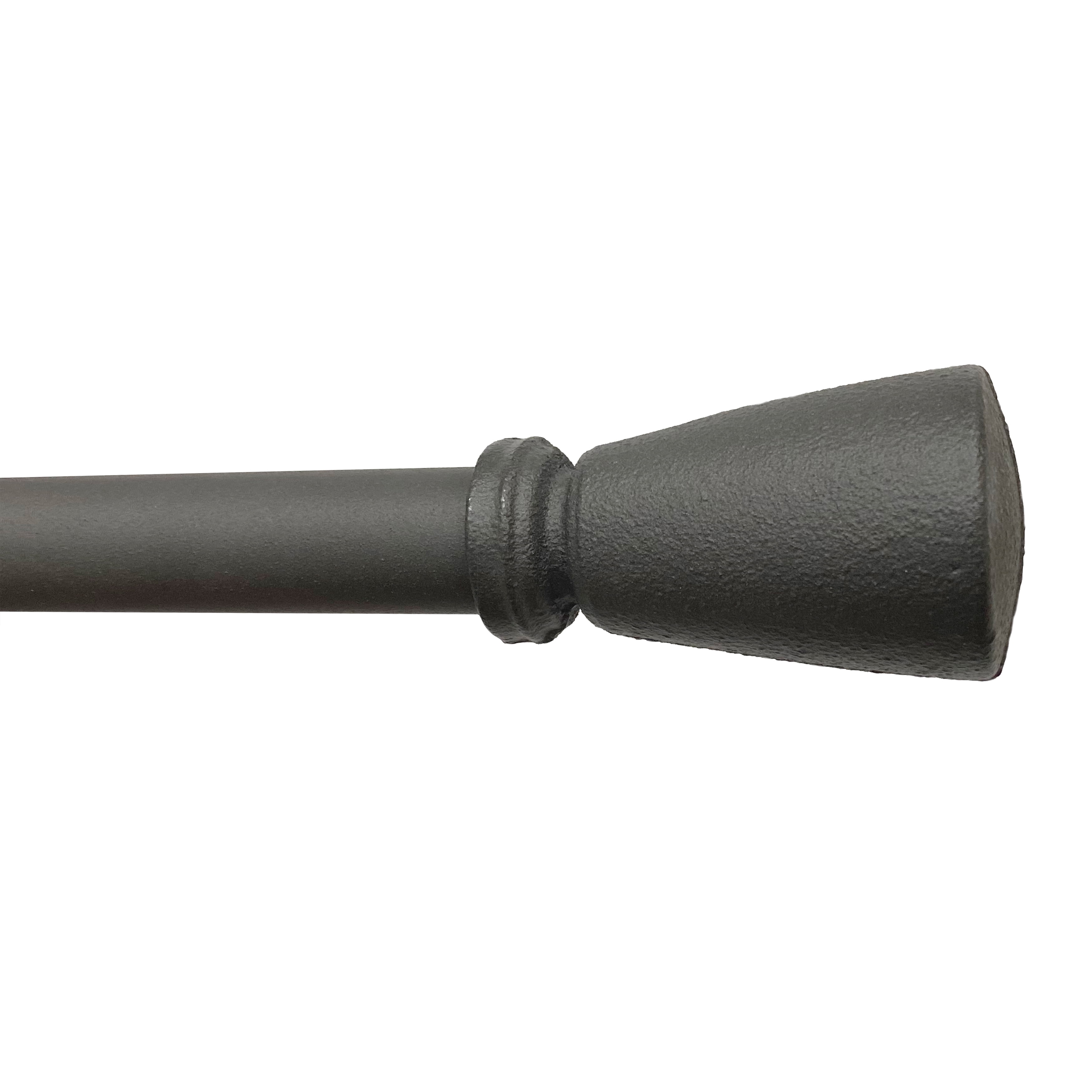 Better Homes & Gardens 1” Adjustable Single Curtain Rod, Cast Iron Cone Rod