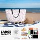 thumbnail image 5 of Fotbe Breast Cancer Awareness (4) Bolsa de Viaje para Playa - Resistente al Agua, Bolsa Tote de Gran Capacidad y Ligera con 7 Bolsillos para Mujeres y Hombres, 5 of 7