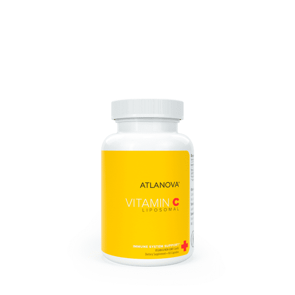 ATLANOVA Liposomal Vitamin C 1000mg Capsules Vegan Best Natural Non GMO Made in USA Antioxidant Maximum Absorption Immune System Support & Collagen Booster Liposome Lab Formula Supplement