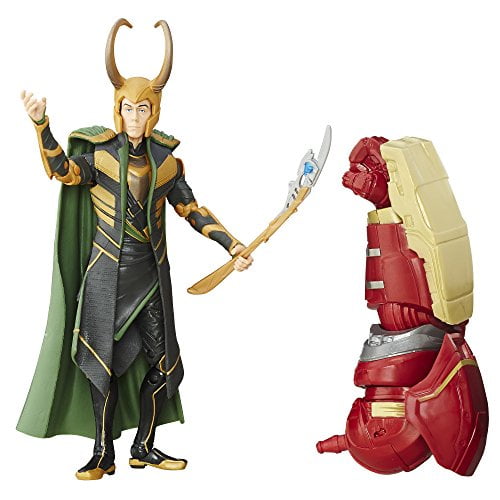 Figura de acción exclusiva de Marvel Legends Series Loki de 6 pulgadas QualiToys 630509453887