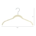 thumbnail image 2 of Unique Bargains Velvet Non-Slip Durable Space Saving Clothes Hangers 30 Packs Khaki, 2 of 6