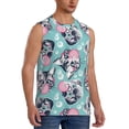 thumbnail image 2 of Haiem Men's Bubble Cat Cute Print Tank Tops Summer Sleeveless Cut Off Workout T-Shirts Fitness Vest Athletic Undershirts-Medium, 2 of 8