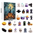 thumbnail image 3 of TIELUTT Halloween Countdown Calendar Surprise Blind Advent Set with 24 Mini Toys for Battery Powe Wreath Lights with Timer Turtle Kitchen Timer Interval Timer for Workout Sand Timers for Adults Kitch, 3 of 7
