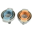 thumbnail image 3 of GOOHOCHY  3 Pieces Cooking Hanging-hole Funnel Oil Strainer, 3 of 8