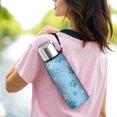 thumbnail image 6 of 20 Oz Blue Dog Paw Footprint Coffee Tumbler Double Wall Insulated Stainless Steel Water Bottle | Metal Reusable Thermoses Flask with Cup Cap | Leak & Sweat Proof with Anti-Dust Lid, 6 of 7