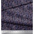 thumbnail image 2 of Soimoi Poly Georgette Fabric Texture,Autumn & Oak Leaves Decor Fabric Printed Yard 52 Inch Wide, 2 of 3