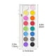 thumbnail image 3 of Set de acuarelas con forma de corazón | 12 o 16 colores de pigmento sólido con pincel | Caja cuadrada portátil para niños, estudiantes y artistas | Ideal para la escuela, viajes y regalos, 3 of 7