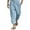 Light Blue, variant on hotojiny Men's Cotton Linen Pants Beach Casual Big and Tall Summer Pants Lightweight Elastic Waist Drawstring Trousers with Pockets