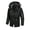 Black, variant on Fesfesfes Men's Plush Hoodie Jacket Multifunctional Hooded Outerwear Outdoor Jacket Long Sleeve Hooded Casual Outwear & Jackets