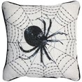 thumbnail image 1 of hometrends Halloween Sequin Spider Decorative Pillow, 1 of 1
