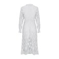 thumbnail image 4 of WXLWZYWL Womens Lace Midi Dress 2024 Eyelet Mock High Neck Puff Long Sleeve Button Tiered A Line Sun Dress, 4 of 5