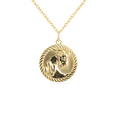 thumbnail image 3 of Coin Pendant Necklace in Solid Gold (16 Inches), 3 of 4