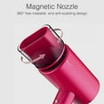 thumbnail image 2 of RAINBEAN Patented Water Ionic Hair Dryer 1800W with Magnetic Nozzle for Home Travel and Salon Pink, 2 of 4
