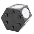 thumbnail image 2 of Pecera hexagonal Bling Bling forma de jaula de pájaros color negro, 2 of 12