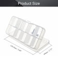 thumbnail image 3 of Jewelry Storage Box Plastic 10 Large Grids Organizer Box Bead Fishing Tackle Container Case with Removable Dividers, 3 of 5