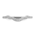 thumbnail image 5 of Sterling Silver Rhodium plated 2 piece CZ Bridal Ring Set, 5 of 6