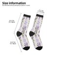 thumbnail image 2 of Sigee Lavender Flowers for Premium Children's Socks Unisex School Kids Boys Girls,Soft and Comfy Kids' Socks, 2 of 5