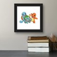 thumbnail image 2 of Gallery Pops Pokemon - Bulbasaur, Charmander, Squirtle Wall Art, Black Framed Version, 12" x 12", 2 of 8