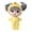 Yellow, variant on Brown Cute Soft Baby Dolls 3.5 Inch Pvc Cotton With Clothes Set Realistic Look Real Girl Toy