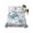 Blue, variant on Ocean Crab Twim Size Flat Sheet, Wrinkleproof & Fadeproof Cooling Flat Bed Sheet Only, Summer Coastal Coral Flower Shells Breathable Soft Bedding Top Sheets 66 x 96 Inches