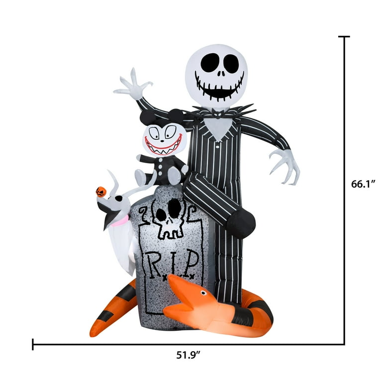Nightmare Before Christmas Jack Zero & Teddy Scene - Walmart.com