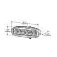 thumbnail image 2 of Grote Industries Work Light BZ301-5 16 Watt Power Consumption; LED; Small and Compact Rectangular Design; Pedestal Mount; Polycarbonate Lens; Black Powder Coated Die Cast Aluminum Housing, 2 of 2