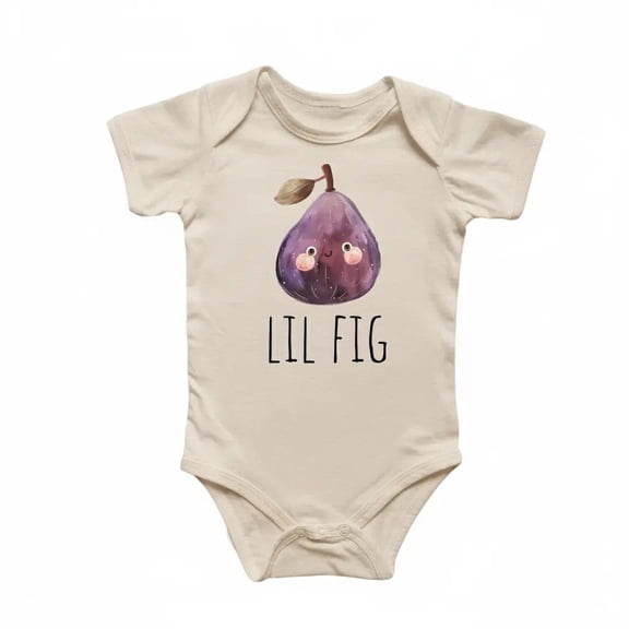 Fig Fruit Newborn Baby Bodysuit