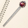 thumbnail image 3 of Petal flowers Vintage Silver Lace-Edged Bookmark: a Gift for Readers and Book Lovers, 3 of 5