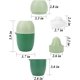thumbnail image 1 of Exprimidor manual de cítricos con diseño único en forma de limón, dos modos de uso para diferentes frutas (verde) ZefeiWu 8390615059862, 1 of 1