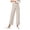Khaki, variant on MIASHUI Women Loose Straight Leg Wide Leg Ankle Pants Jeans For Comfy And Casual Wear Red,S