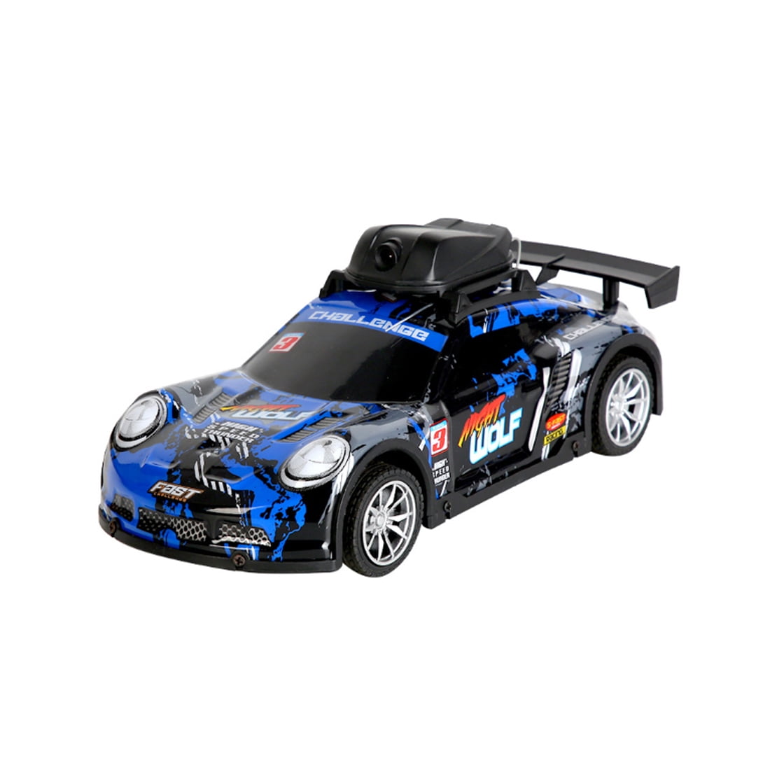 Mini RC Drift Car with LED Lights & Phone App Control, Real-Time Photo & Video via Built-In Camera, 4-Channel Remote Control RC Racing Toy for Adults