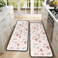 thumbnail image 4 of Kitchen Rugs Sets Of 2,Mushroom Fairy Princess Pattern Anti Fatigue Kitchen Mat Rugs Non Slip Washable,Decorative Kitchen Floor Mats for Kitchen,Sink,Laundry,17"x47"+17"x47", 4 of 5