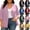 Black, variant on Sexlip Women Plus Size Open Front Blazer Jacket Shawl Lapel Ruched Three Quarter Sleeve Wrinkle Resistant Woven Fabric Office Business Casual Outer Coat Dual Functional Pockets Red L