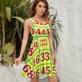 thumbnail image 5 of Best Play Bingo Dress Summer Street Style Dresses Female Sleeveless Printed Sundress, 5 of 7
