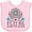 AD-Pink, variant on Inktastic Future Dart Player Dart Board Boys or Girls Baby Bib