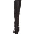 thumbnail image 5 of Womens BareTraps Quarles Wedge Riding Boots, Black, 5 of 6