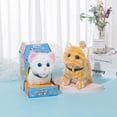 thumbnail image 2 of Juguete de peluche de gatito caminante, juguete interactivo eléctrico de gato de peluche que maúlla la cola, mueve la cabeza y asiente, juguete para mascotas, gatito animado de cumpleaños para niños p, 2 of 7