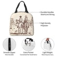 thumbnail image 4 of Easygdp Cowboys Riding Horses Bolsa Térmica Premium - Tela Oxford Impermeable, Gran Capacidad, Bolsillo Frontal, Unisex para Trabajo, Escuela, Actividades al Aire Libre y Picnics, 4 of 8