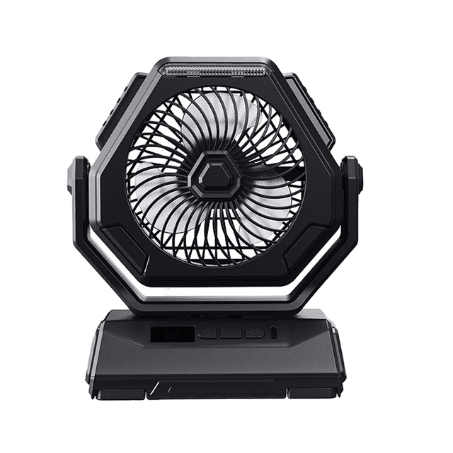 Ventilador de Camping Recargable USB Portátil con Luz LED BLOOSOM