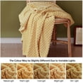 thumbnail image 5 of Simple&Opulence Yellow Throw Blanket for Couch-Super Soft Fluffy Blankets for Women 50x70 Inches Cozy Lightweight Fleece Blanket for Home Décor, 5 of 5