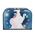 Salelf Cute Little Bunny Elephant Painting A 4 Slice Toaster