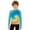 A-Mint Green, variant on LRen Boys Long Sleeve Rash Guard, Tie Dye Print Boys Rash Guard Swimsuit Sun Swim Top for Beach Pool Summer Outings,4-5 Years