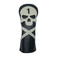 thumbnail image 2 of Cráneo Golf cabeza cubierta Club cabeza cubierta con N. &deg; etiqueta forro N  degree 1, 2 of 8