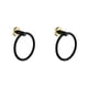 thumbnail image 4 of Soporte para Toallas de Mano Bewildely Acero Inoxidable Oro Negro 2piezas, 4 of 5