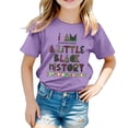 thumbnail image 3 of YUEHUA Boys Girls Shirts Short Sleeve T-Shirts Kids Basic Crew Neck Tops Casual Cotton Tees Clothes, 3 of 5