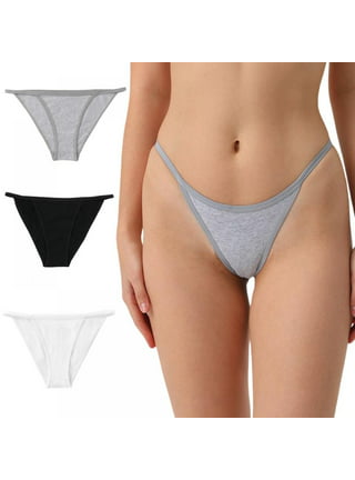 Buankoxy Cotton Bikini Underwear for Women Seamless String Panties